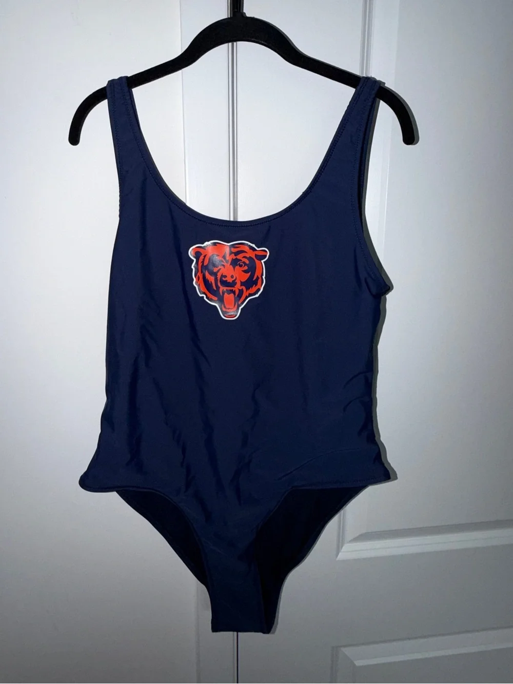 Chicago Bears Official NFL Women’s One Piece Swimsuit Navy Size XL